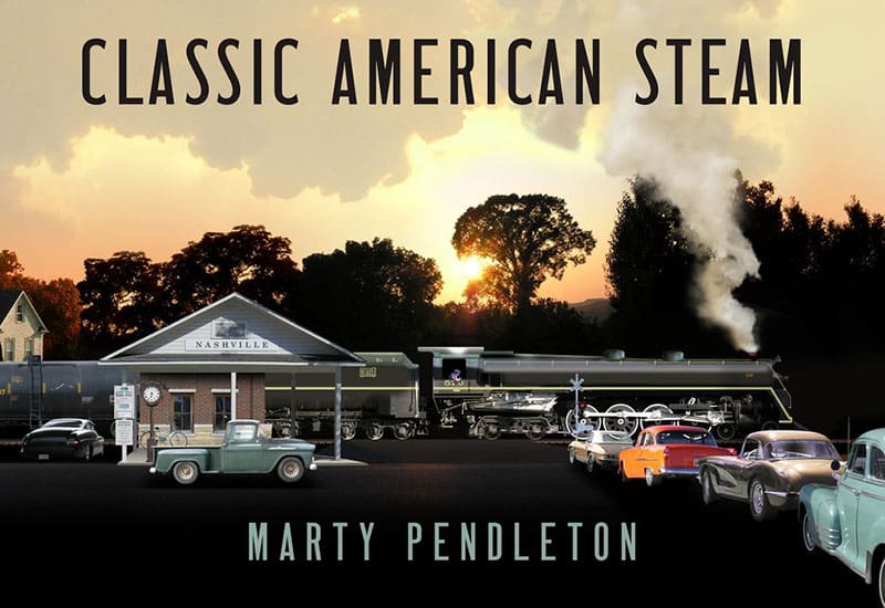 A picture of the front cover of classic american steam.