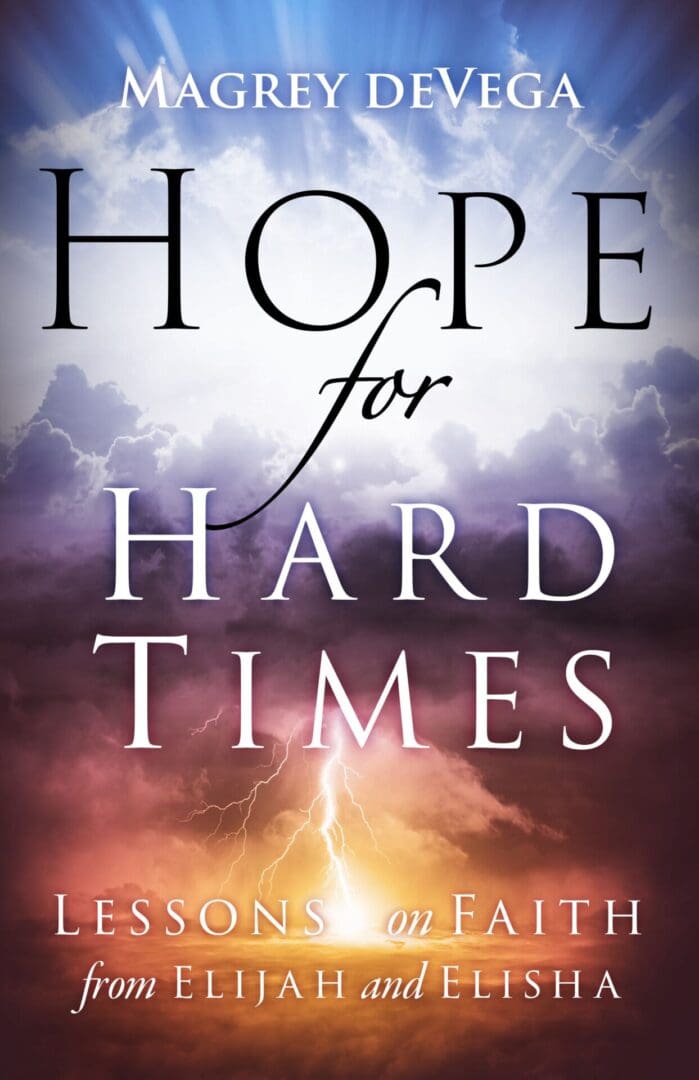 A book cover with the title hope for hard times.