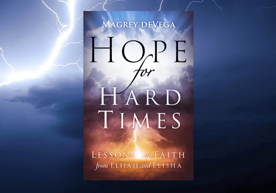 A book cover with lightning and storm in the background.